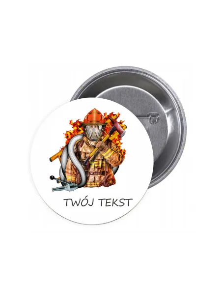 Przypinki buttony TWÓJ TEKST znaczki badziki z grafiką