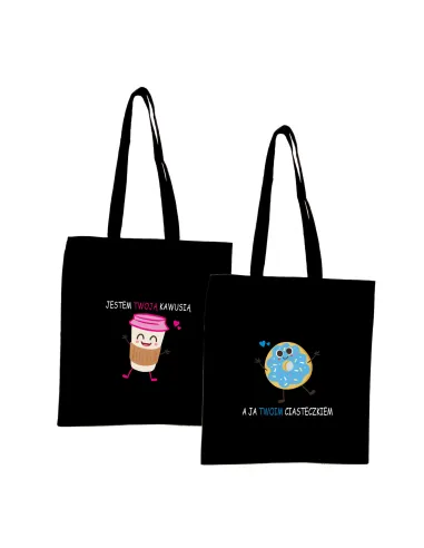 Eko Torba z nadrukiem PREZENT JESTEM TWOJĄ KAWUSIĄ