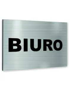 Znak Tablica informacyjna Dibond - BIURO