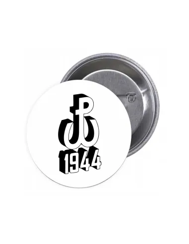Przypinki buttony 1944 znaczki badziki z grafiką
