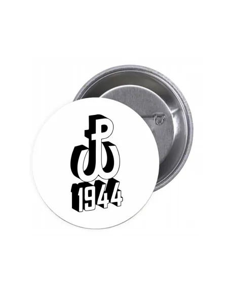 Przypinki buttony 1944 znaczki badziki z grafiką