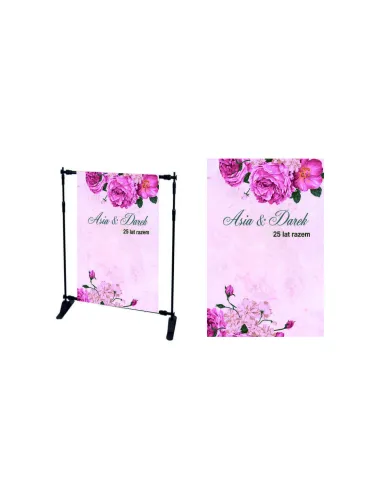 Tło fotograficzne ścianka do zdjęć rocznica ślubu