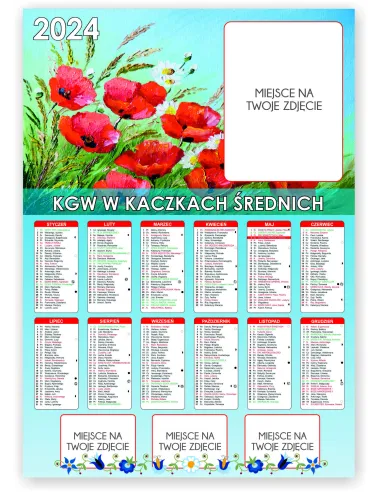 KALENDARZ KGW KOŁO GOSPODYŃ WIEJSKICH 2024 -300szt