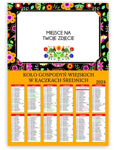 KALENDARZ KGW KOŁO GOSPODYŃ WIEJSKICH 2024 -100szt
