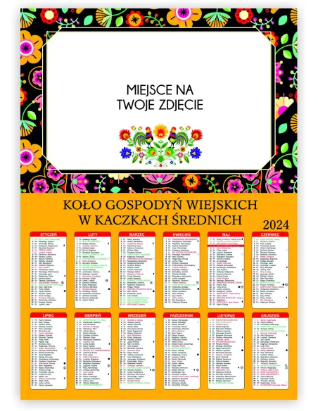 KALENDARZ KGW KOŁO GOSPODYŃ WIEJSKICH 2024 -100szt