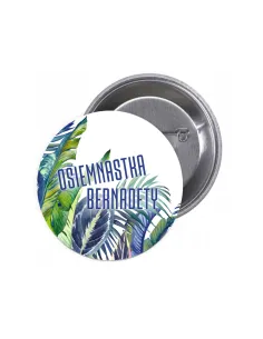 Przypinki buttony OSIEMNASTKA IMIĘ znaczki badziki z grafiką