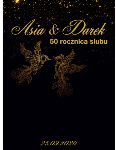 Tło fotograficzne ścianka do zdjęć rocznica ślubu