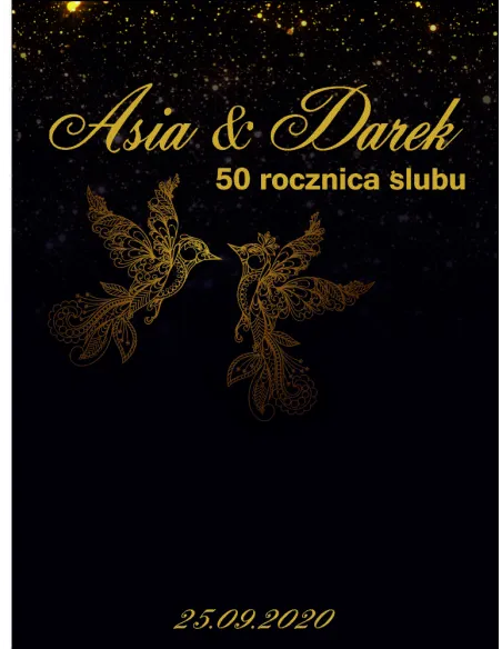 Tło fotograficzne ścianka do zdjęć rocznica ślubu