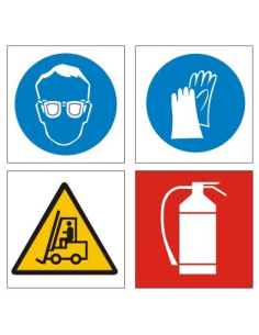 Znaki BHP nakazu zakazu dowolne