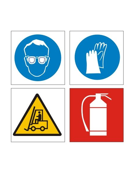 Znaki BHP nakazu zakazu dowolne