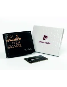 Portfel z grawerem Pierre Cardin duży WYBÓR WZORÓW prezent dla szwagra