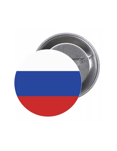 Przypinki buttony FLAGA ROSJA znaczki badziki z grafiką