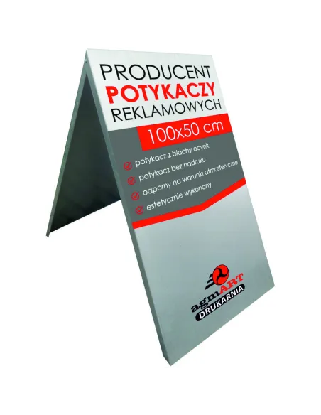 Potykacz Stojak reklamowy 100x50 cm Metalowy Producent potykaczy metalowych