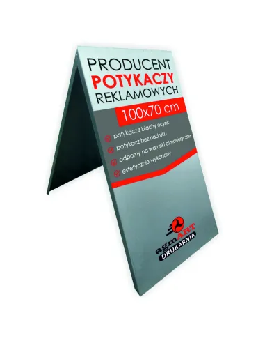Potykacz Stojak reklamowy 100x70 cm Metalowy Producent potykaczy metalowych