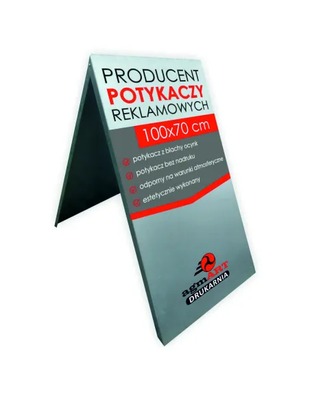 Potykacz Stojak reklamowy 100x70 cm Metalowy Producent potykaczy metalowych