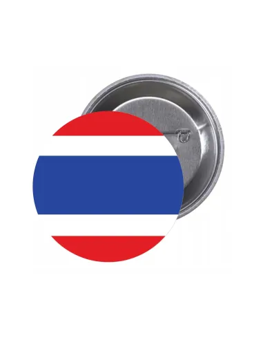 Przypinki buttony FLAGA TAJLANDIA znaczki badziki z grafiką