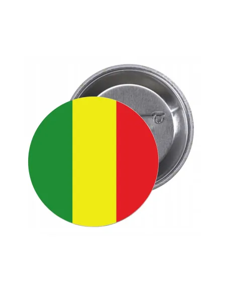 Przypinki buttony FLAGA MALI znaczki badziki z grafiką