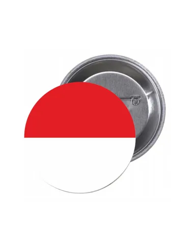 Przypinki buttony FLAGA MONAKO znaczki badziki z grafiką