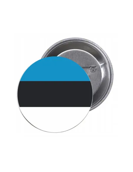 Przypinki buttony FLAGA ESTONIA znaczki badziki z grafiką