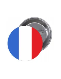 Przypinki buttony FLAGA FRANCJA znaczki badziki z grafiką