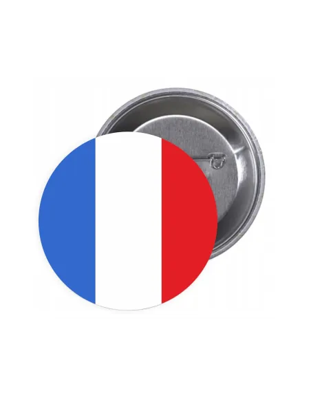 Przypinki buttony FLAGA FRANCJA znaczki badziki z grafiką