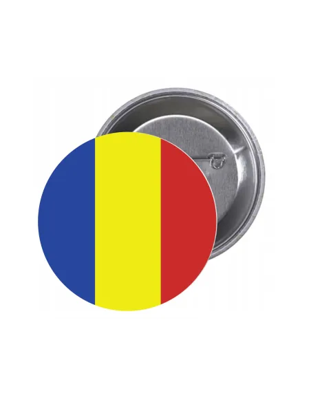 Przypinki buttony FLAGA CZAD znaczki badziki z grafiką