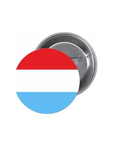 Przypinki buttony FLAGA LUKSEMBURG znaczki badziki z grafiką