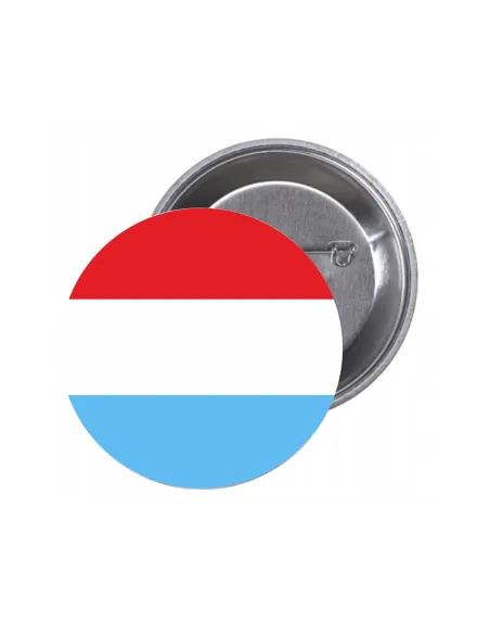 Przypinki buttony FLAGA LUKSEMBURG znaczki badziki z grafiką