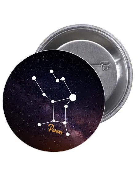 Przypinki buttony ZNAK ZODIAKU WAGA znaczki badziki z grafiką