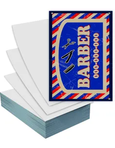 Ulotki A6 5000 szt reklamowe firmowe BARBER + PROJEKT GRATIS