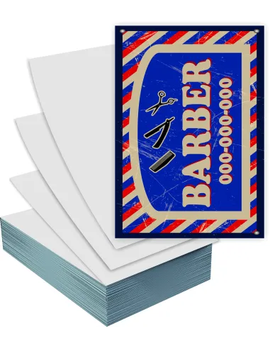 Ulotki A6 5000 szt reklamowe firmowe BARBER + PROJEKT GRATIS