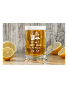 duży KUFEL do Piwa na PREZENT z GRAWEREM 660 ml
