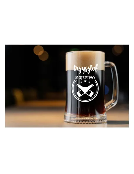 KUFEL do Piwa z GRAWEREM PREZENT dla męża chłopaka na urodziny imieniny