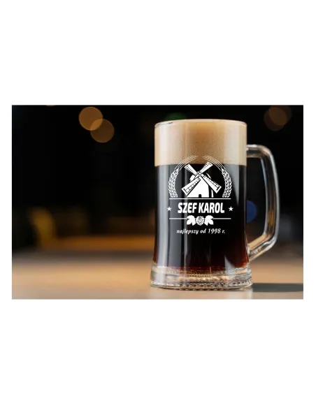 KUFEL do Piwa z GRAWEREM PREZENT dla Szefa kierownika prezesa
