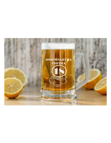 KUFEL do Piwa z GRAWEREM PREZENT na 18-tkę osiemnastkę urodziny