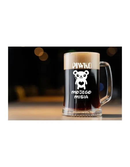 duży KUFEL do Piwa na PREZENT z GRAWEREM 660 ml