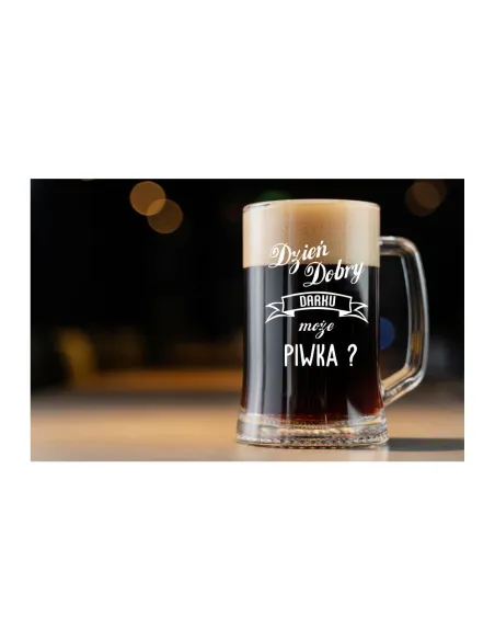duży KUFEL do Piwa PREZENT Boże Narodzenia Święta