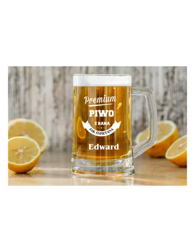 Kufel do Piwa Z GRAWEREM PREZENT dzień DZIADKA