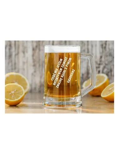 Kufel Do Piwa Grawerowany Prezent Dla Dziadka