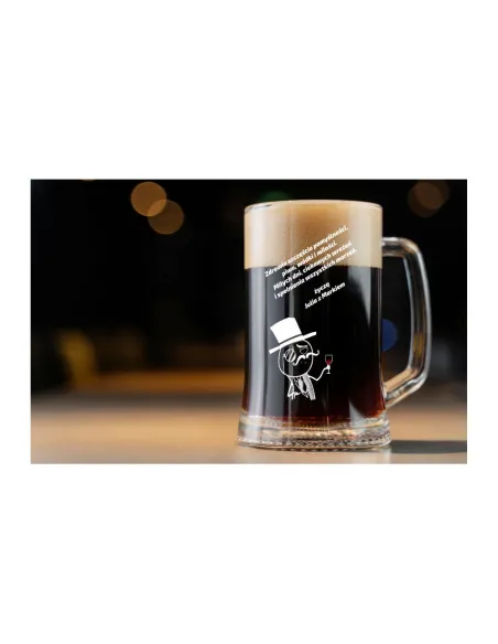 KUFEL NA PIWO Z GRAWEREM DZIEŃ DZIADKA Ojca Taty