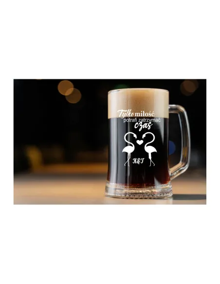 Kufel z grawerem DUŻY walentynkowe wzory dla niego