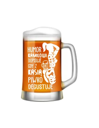 duży KUFEL do Piwa PREZENT na dla niej niego