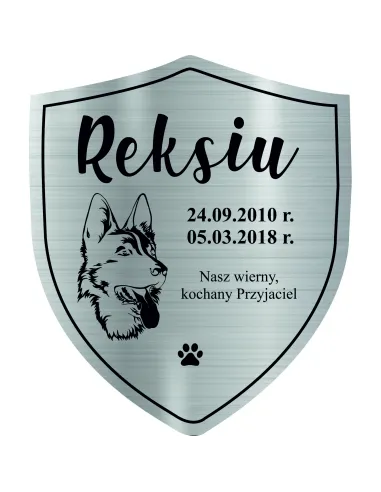 Tabliczka nagrobna pamiątkowa dla psa kota GRAWER ZDJĘCIA data imię napis