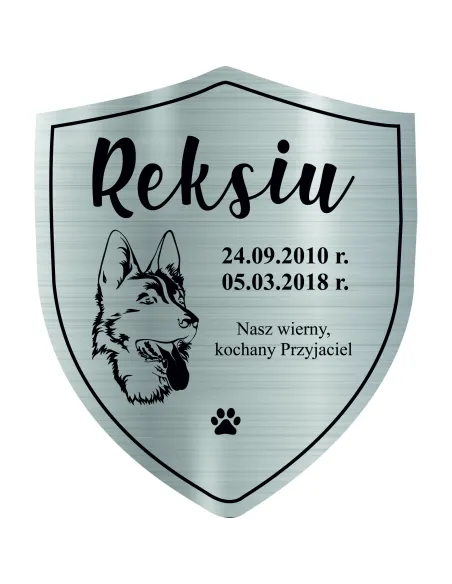 Tabliczka nagrobna pamiątkowa dla psa kota GRAWER ZDJĘCIA data imię napis