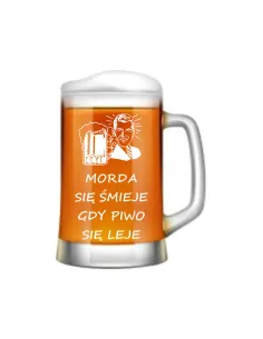 KUFEL DO PIWA Z GRAWEREM prezent DLA SZWAGRA wuja