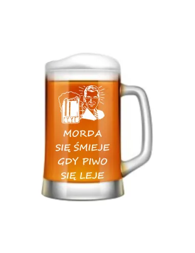 KUFEL DO PIWA Z GRAWEREM prezent DLA SZWAGRA wuja