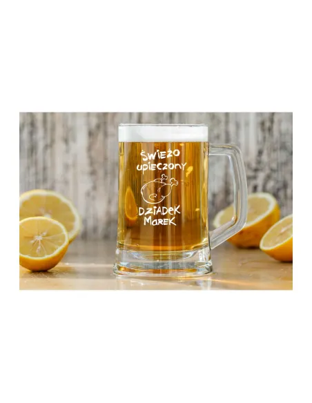 KUFEL do Piwa z grawerem prezent urodziny 30 40 20