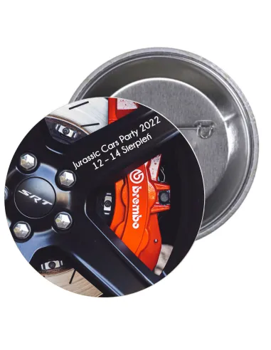 Przypinki buttony ZLOT SAMOCHODOWY  znaczki badziki z grafiką