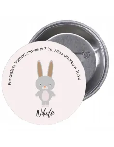 Przypinki buttony PRZEDSZKOLE - NIKOLA  znaczki badziki z grafiką