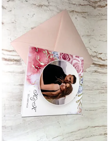 Zaproszenie na ślub ślubne Z TWOIM ZDJĘCIEM